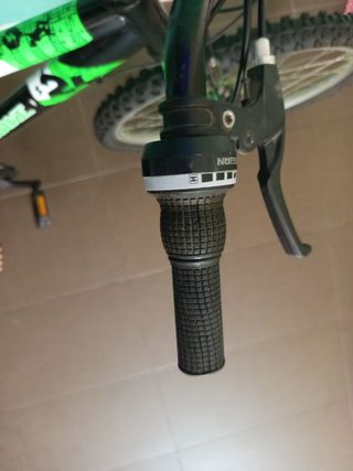 Bicicleta 24 Negra y Verde