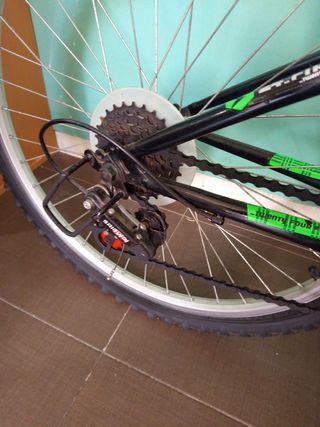 Bicicleta 24 Negra y Verde