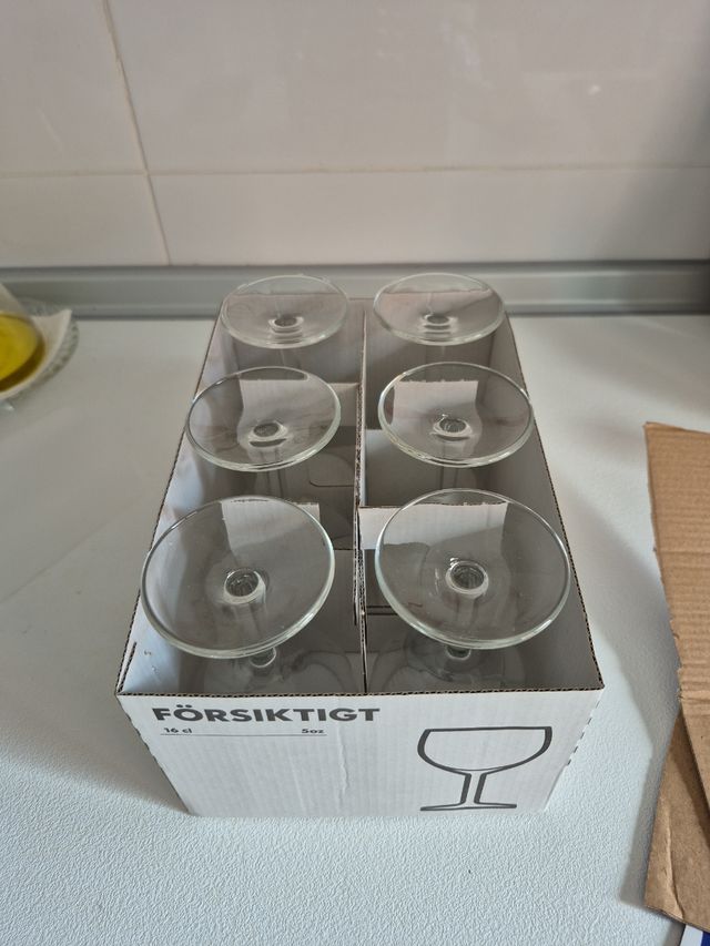 Copas de vino IKEA Forsiktigt (6 uds)