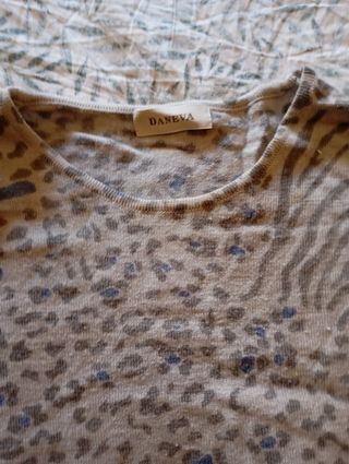 Jersey DANEVA mujer estampado animal print