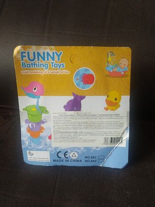 Juguete de baño tortuga 12M+