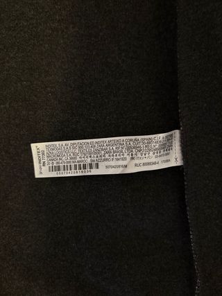Abrigo Zara gris manga larga