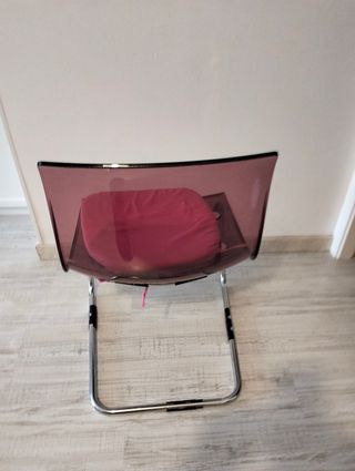 Silla IKEA TOBIAS rosa - con cojín de regalo
