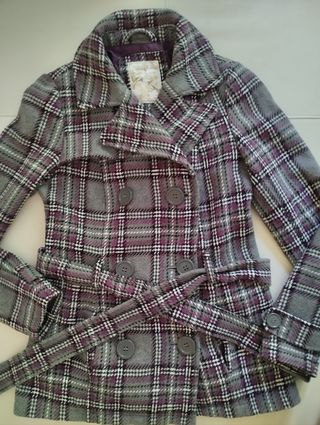 Abrigo cuadros Springfield Talla S