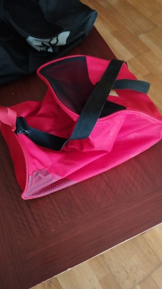 Mochila para patines roja