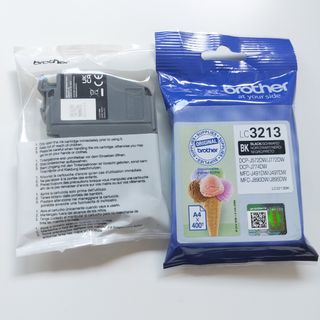 2 Tintas Brother LC3213 BK Negra