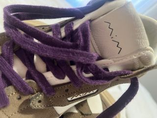 Zapatillas MIM Botín Marrón y Blanco
