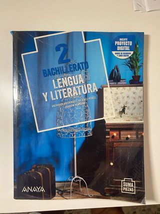 Libro de Lengua 2 Bachillerato Anaya