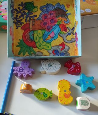 Juego HABA Pescar peces 2+