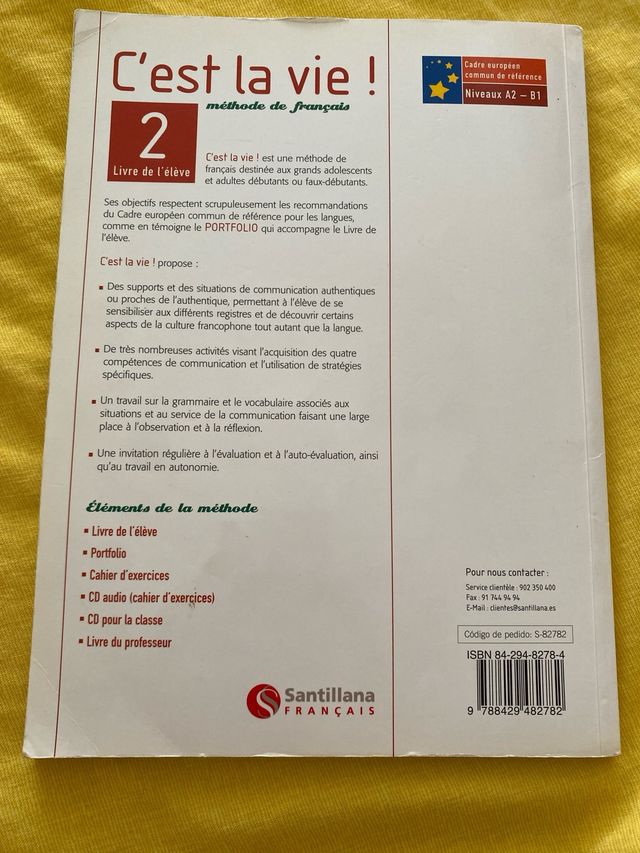 C'EST LA VIE 2 ELEVE