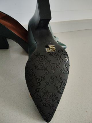 Zapatos Brenda Zaro Piel Talla 39 Verdes