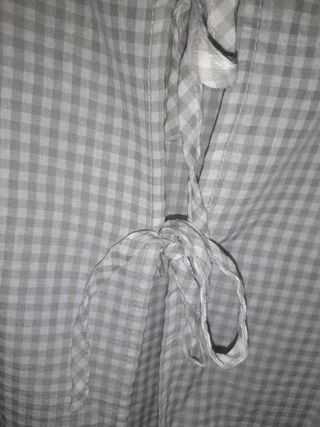 Camisa cuadros vichy verde y blanco
