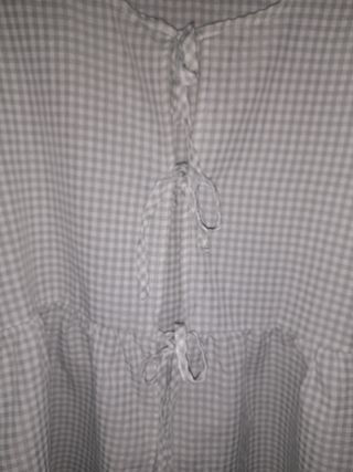 Camisa cuadros vichy verde y blanco