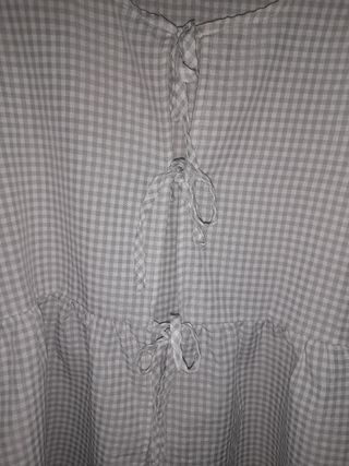 Camisa cuadros vichy verde y blanco