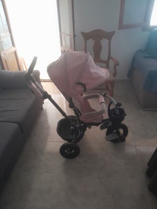 Triciclo/Carrito Bebé Rosa