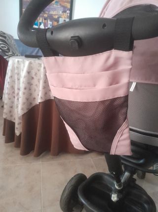 Triciclo/Carrito Bebé Rosa