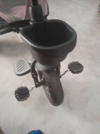 Triciclo/Carrito Bebé Rosa