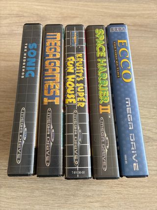Pack 5 Juegos de Sega Mega Drive