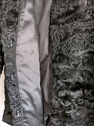 Chaquetón de piel C. Jimenez Negro Talla L