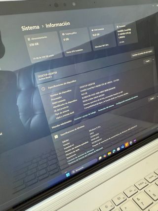 Portátil Surface Book 2 i7 + GTX 1060