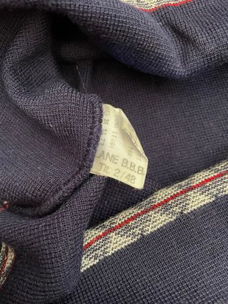 Maglione Sci Vintage Blu e Bianco