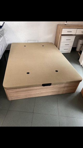 Base Cama con Colchón Carbono Activo NUEVOS OFERTA