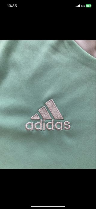 Camiseta Adidas verde pastel manga corta