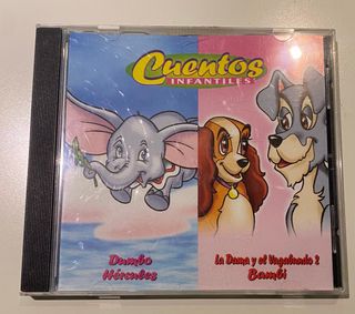 CD Cuentos Infantiles Dumbo, Bambi, La Dama y el V