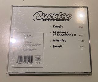 CD Cuentos Infantiles Dumbo, Bambi, La Dama y el V