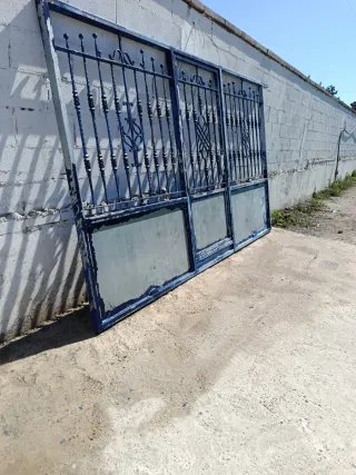Cancela corredera hierro galvanizado 