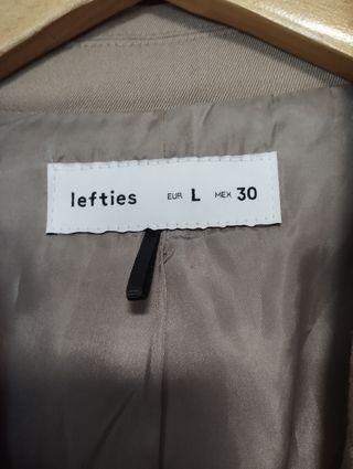 Chaleco de vestir beige talla M