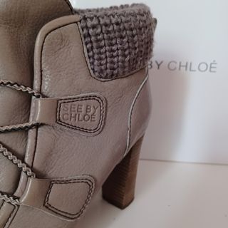 Botines See by Chloé Beige/Gris