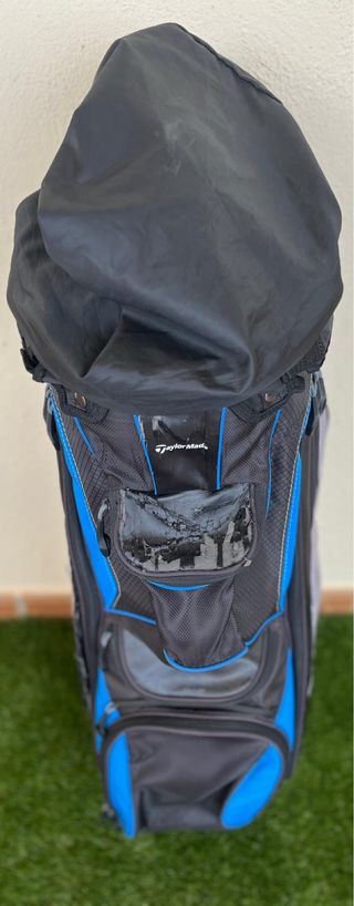 Bolsa de golf Taylormade negra, azul y gris
