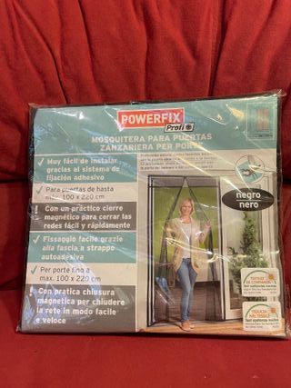 Mosquitera Puerta POWERFIX 100x220cm Cierre Magnét