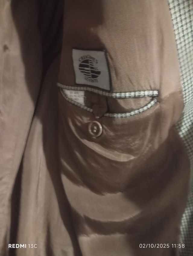 Chaqueta de traje hombre Talla L (52-54)