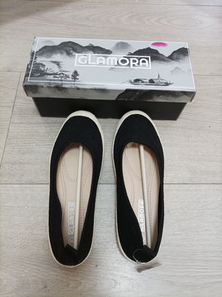 Zapatos planos Glamora suela esparto T.36