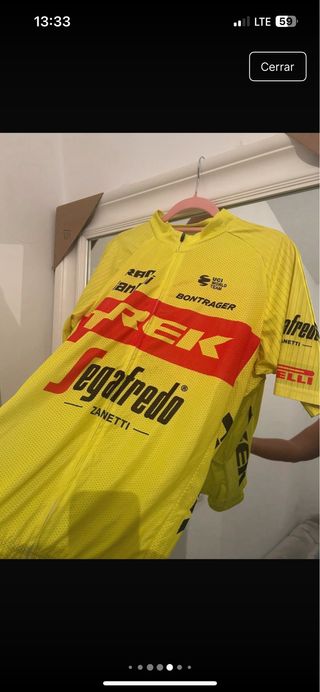 Maillot Ciclismo Amarillo Trek