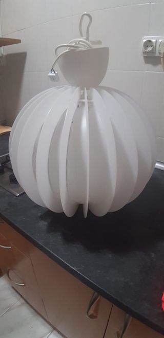 Lámpara colgante Ikea blanca