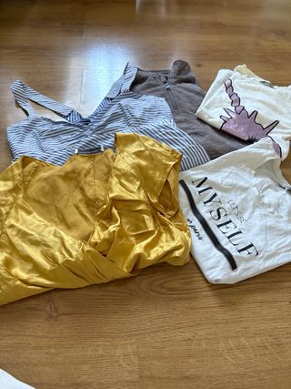 Lote 4 prendas: Camisetas y Jersey