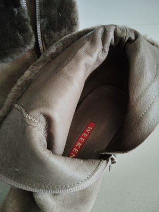 Botines Weekend Piel Beige/Marrón Talla 40