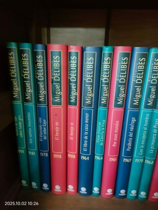 23-libros Miguel Delibes

