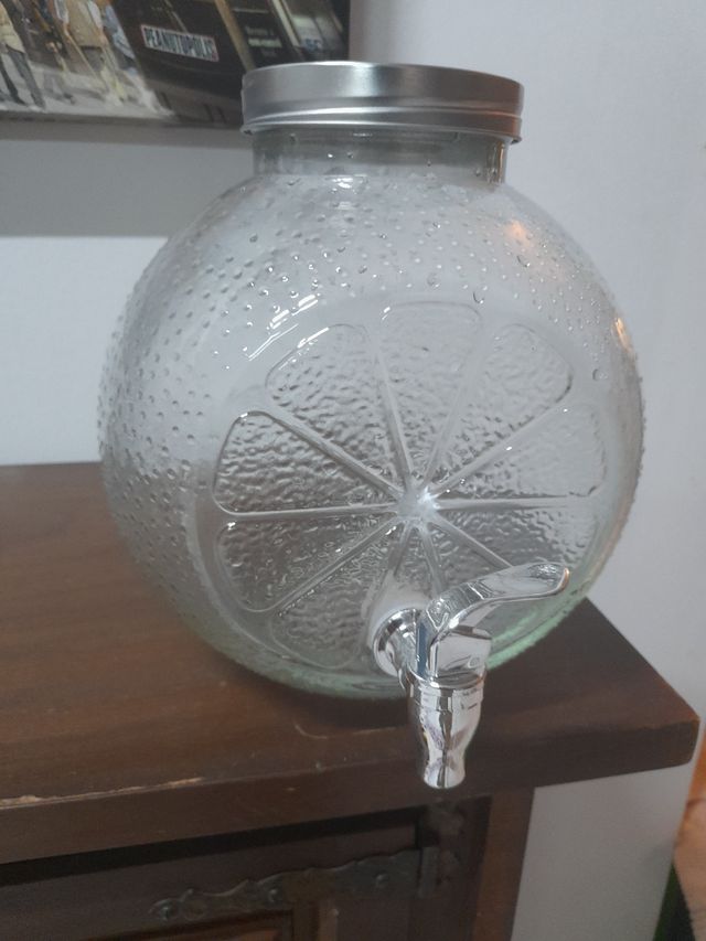 Dispensador de sangría de vidrio