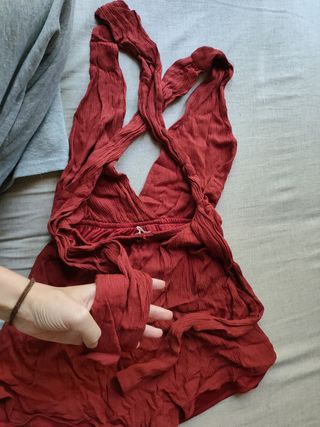 Mono corto Pull&Bear rojo