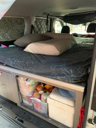 Cajón cama mini Camper 