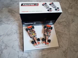 2 Coches Scalextric Vodafone McLaren Mercedes