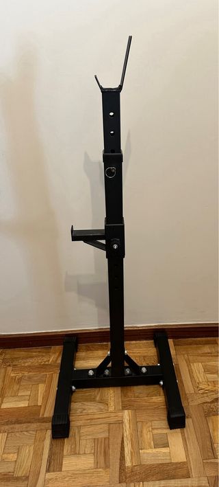 Banco de pesas JOROTO con rack y pesas 
