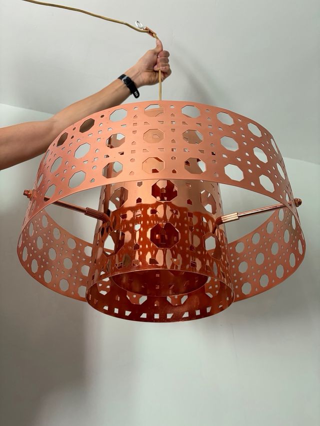 Lámpara de techo cobre diseño escandinavo