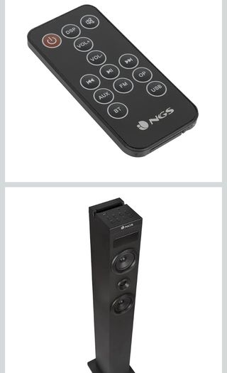 NGS Torre Sonido Bluetooth 80W Óptica