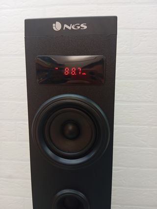 NGS Torre Sonido Bluetooth 80W Óptica