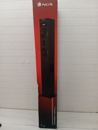 NGS Torre Sonido Bluetooth 80W Óptica